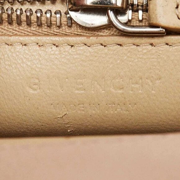Givenchy Beige Pebbled Calfskin Leather Mini Horizon Tote Bag - Picture 9 of 11